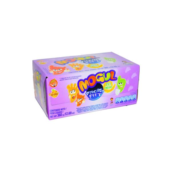 Gomitas Mogul Piecitos por 12 unid. por 30 grs.