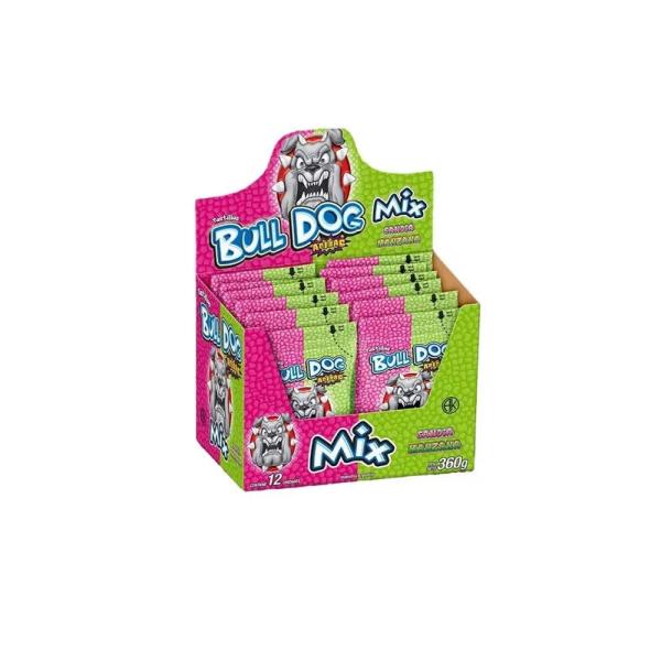 Pastillas Bull Dog Mix Sandia Manzana por 12 unid. por 30 grs.