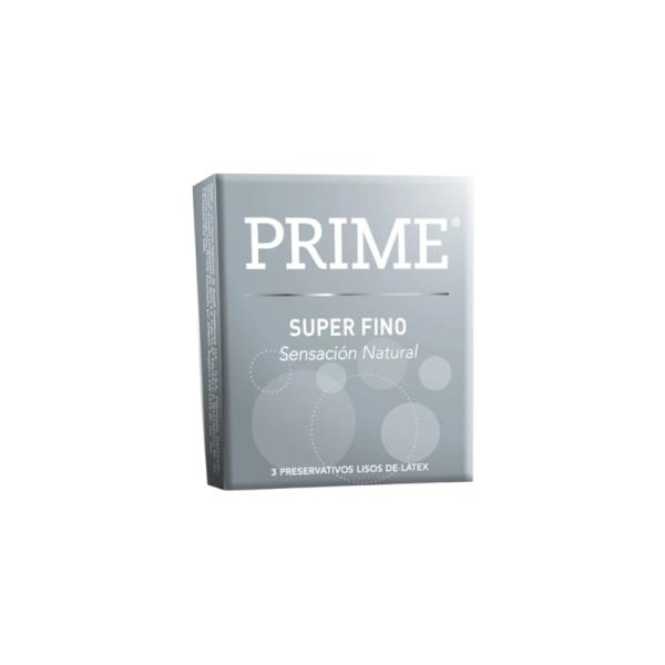 Preservativos Prime Súper Fino por 3 unid.