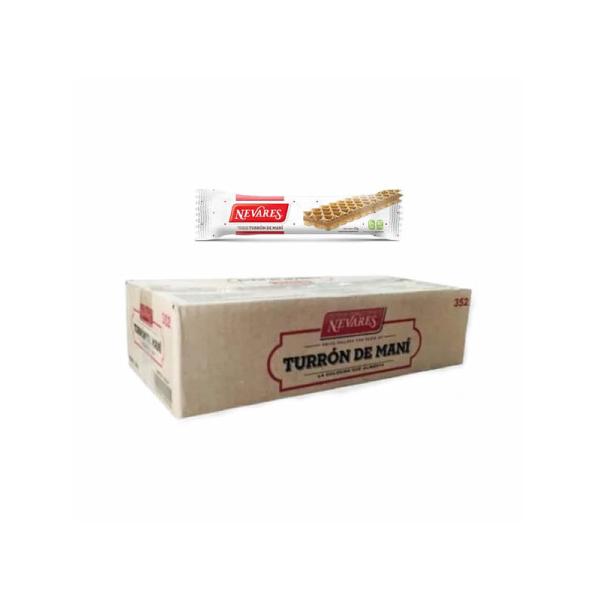 Turrón de Maní Nevares por 50 unid. por 25 grs.