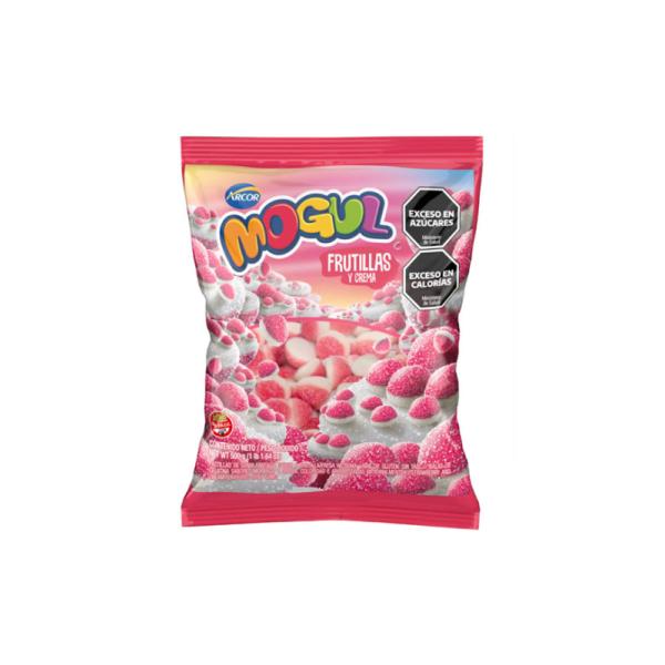 Gomitas Mogul Frutilla/Crema por 500 grs.