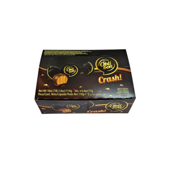 Bombones Oblibon Crash Negro por 30 unid. por 17 grs.